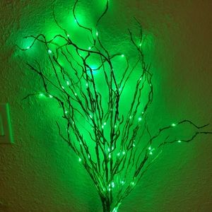 Green Led Swag Branch Light